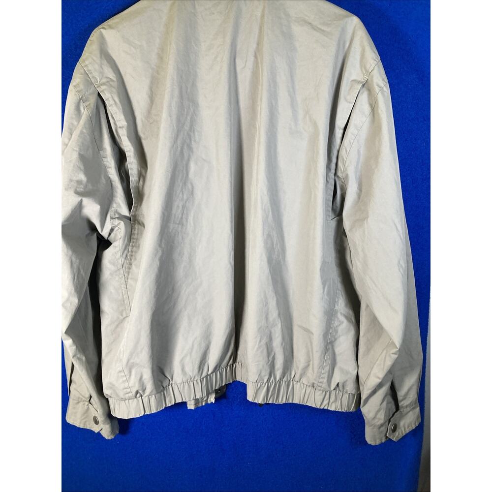 Vintage Members Only Mariner Jacket Mens Large Tan Beige Windbreaker Zip Up NWOT - Picture 12 of 16